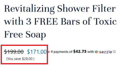 Ewater latest disount offer